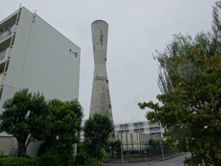 多摩川住宅 給水塔