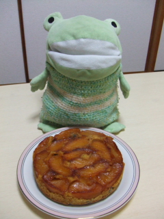 リンゴのキャラメルケーキ完成